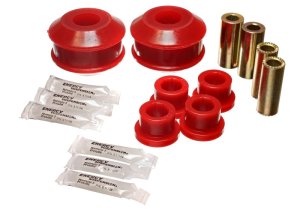 Mitsubishi Lancer Control Arm Bushing Set - Front - Energy Suspension - Red - `03-`05 Mitsubishi Lancer Control Arm Bushing Set - Front - Energy Suspension - Red - `03-`05